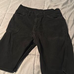 Men’s Levi’s shorts black denim